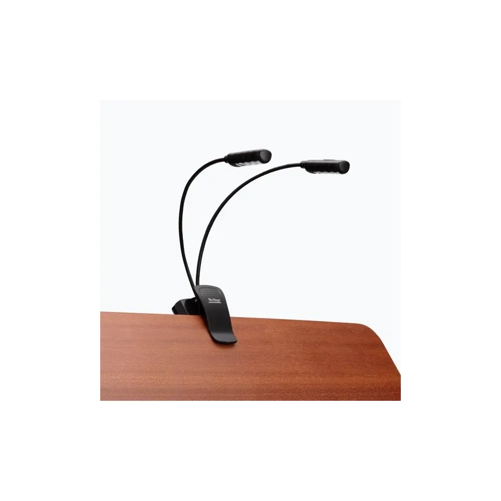 Luz Led Para Atril de partituras recargable por USB doble braso On Stage LED2224-EXP
