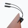 Luz Led Para Atril de partituras recargable por USB doble braso On Stage LED2224-EXP
