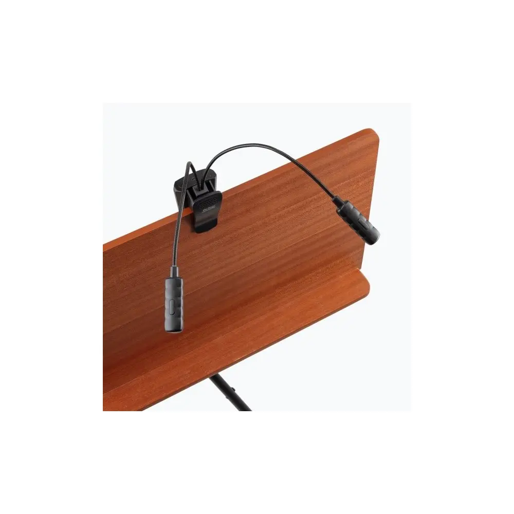 Luz Led Para Atril de partituras recargable por USB doble braso On Stage LED2224-EXP