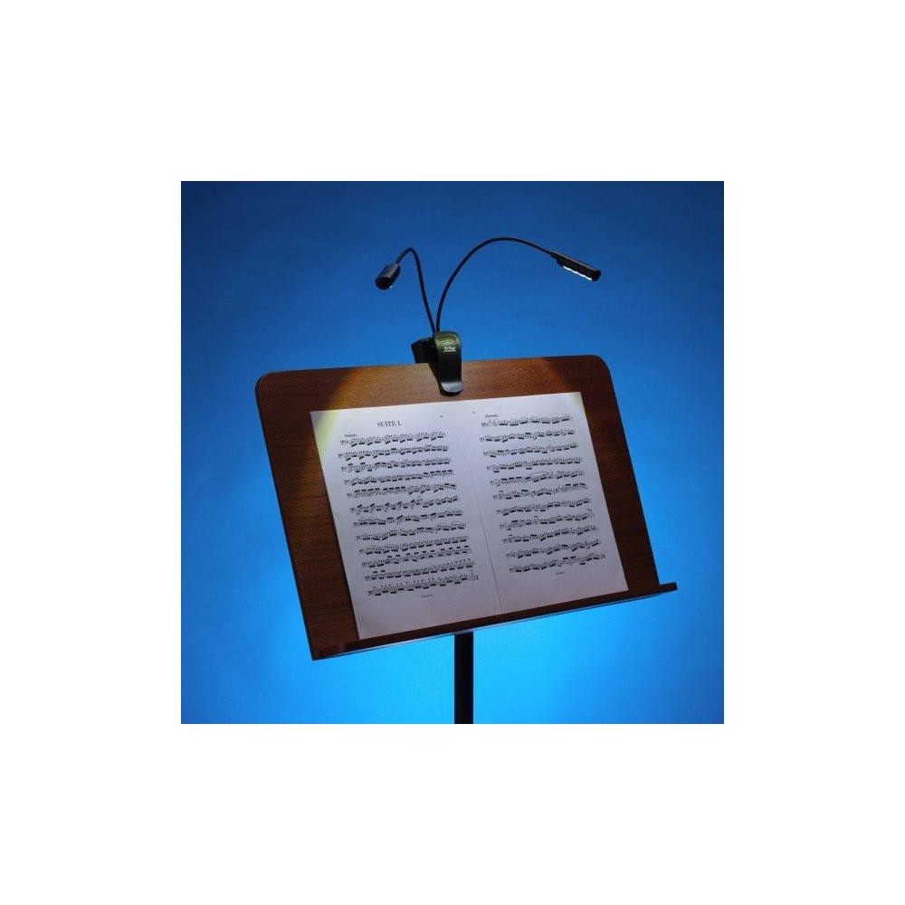 Lámpara de partituras recargable por USB doble - EXP On Stage LED2224-EXP