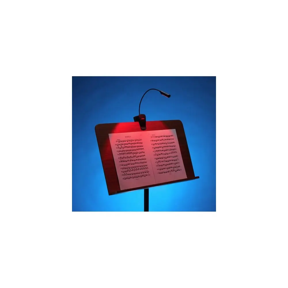 LUZ DE ATRIL Lámpara de partituras recargable por USB - EXP On Stage LED2214-EXP