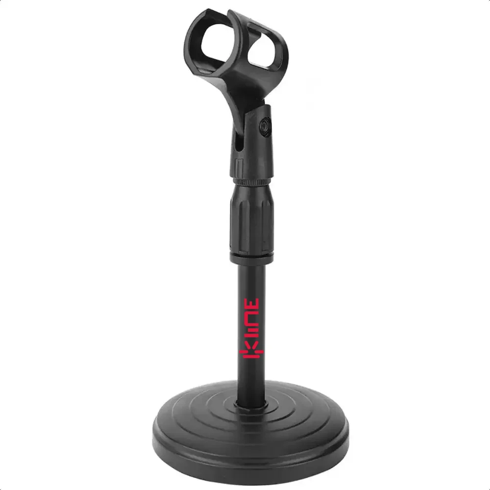 Soporte de Microfono de Mesa recto base redonda con pipeta Dline DSPM