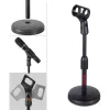 Soporte de Microfono de Mesa recto base redonda con pipeta Dline DSPM