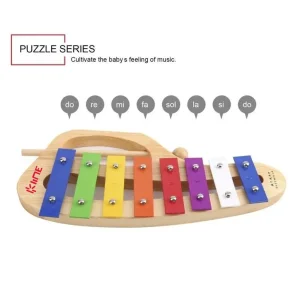 Metalofon 8 Notas Para Niños con golpeador de madera Dline DMTA8