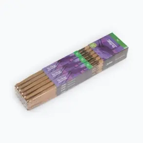 Palillos de Hickory (7A, punta de madera, 12 unidades) On Stage HW7A