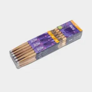 Palillos de Hickory (5B, punta de nailon, 12 unidades) On Stage HN5B