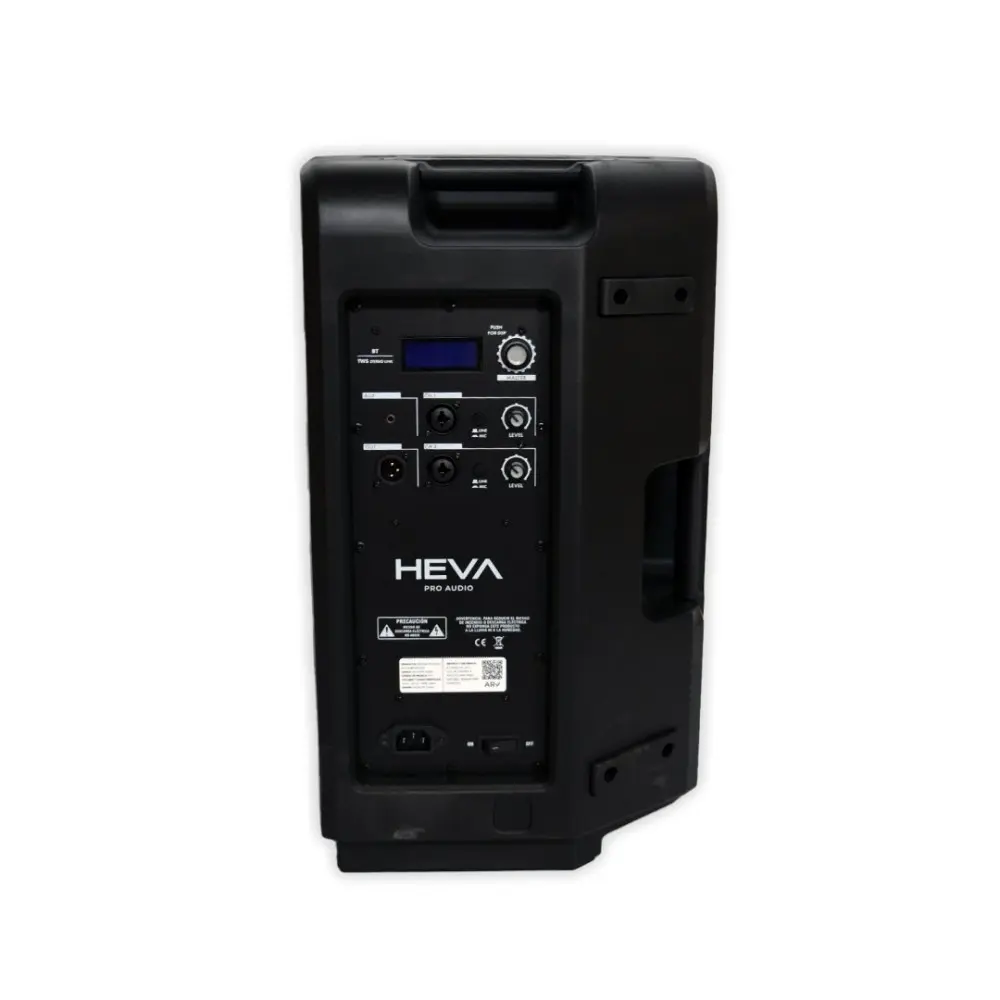 Bafle Activo 10" con Bluetooth DSP LCD Heva Pro Audio D10