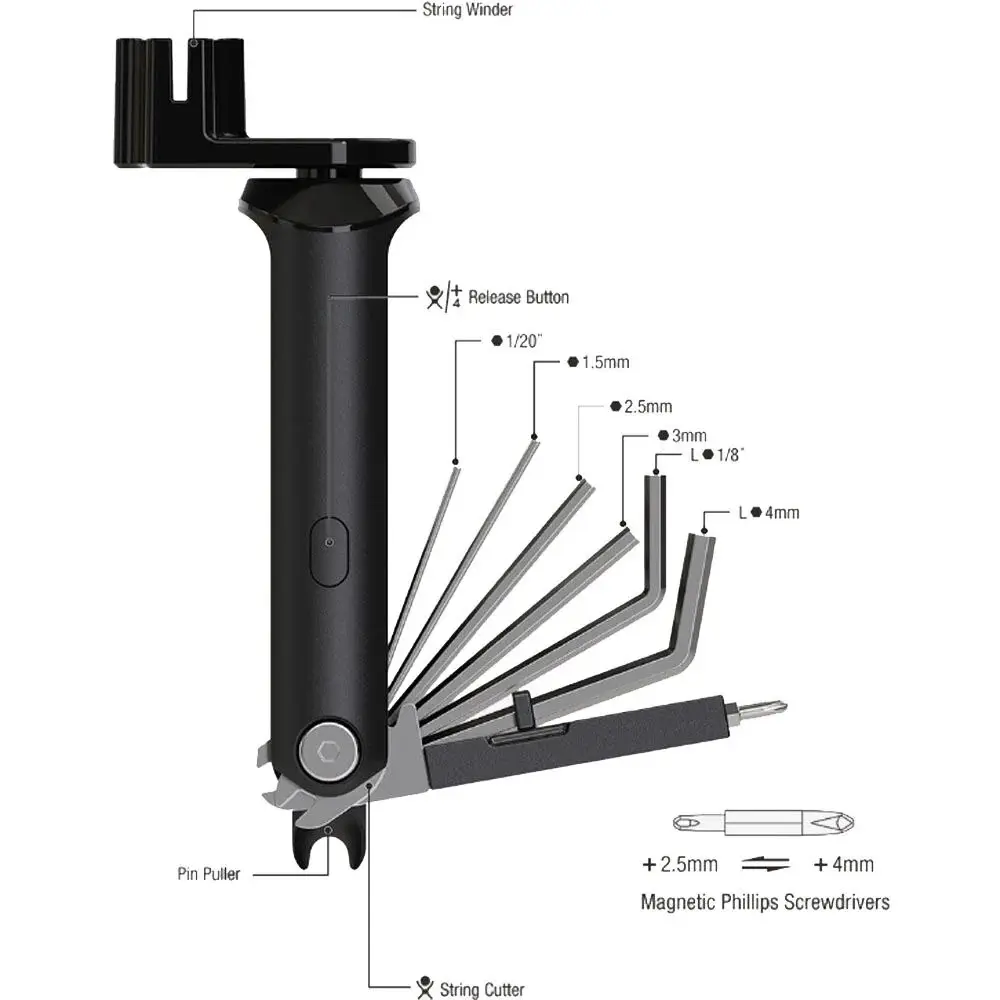 Manivela con Set de Destonilladores y Llaves Cherub CGT1