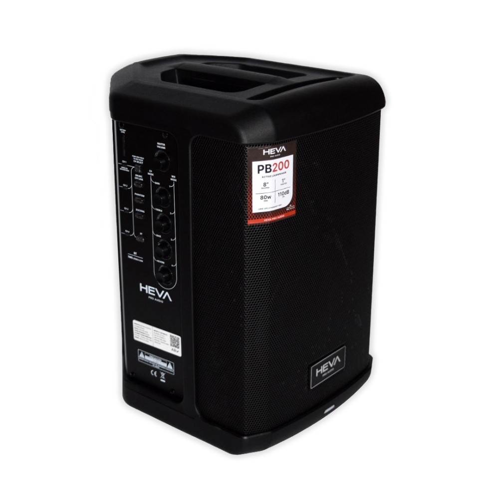 Bafle Activo 8" Recagable con Bluetooth Heva Pro Audio PB200