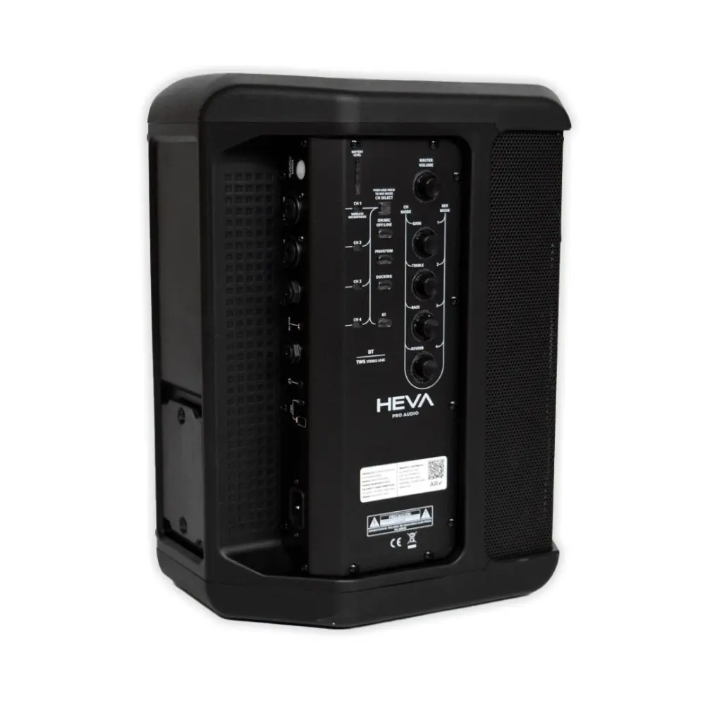 Bafle Activo 8" Recargable con Bluetooth 80W Heva Pro Audio PB200