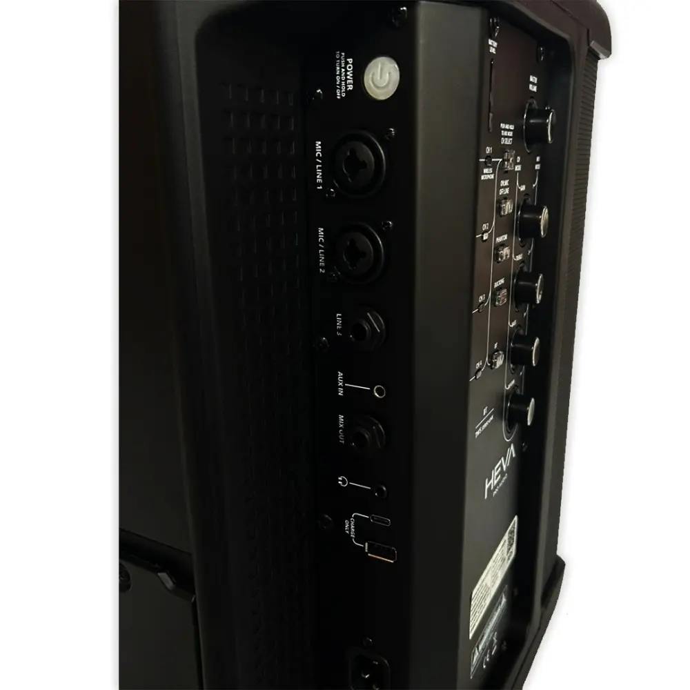Bafle Activo 8" Recargable con Bluetooth 80W Heva Pro Audio PB200