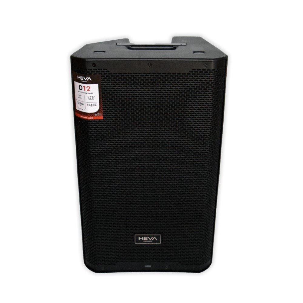 Bafle Activo 12" con Bluetooth 500W DSP LCD Heva Pro Audio D12