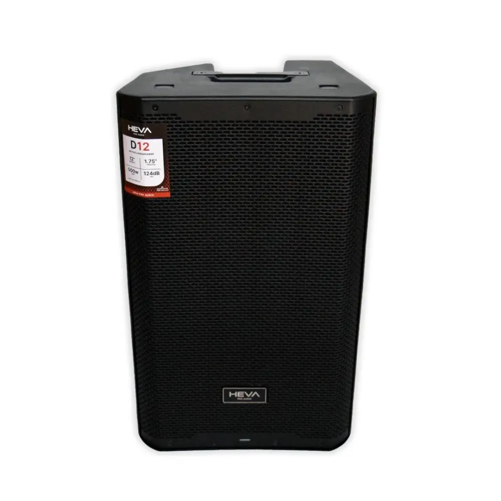 Bafle Activo 12" con Bluetooth 500W DSP LCD Heva Pro Audio D12