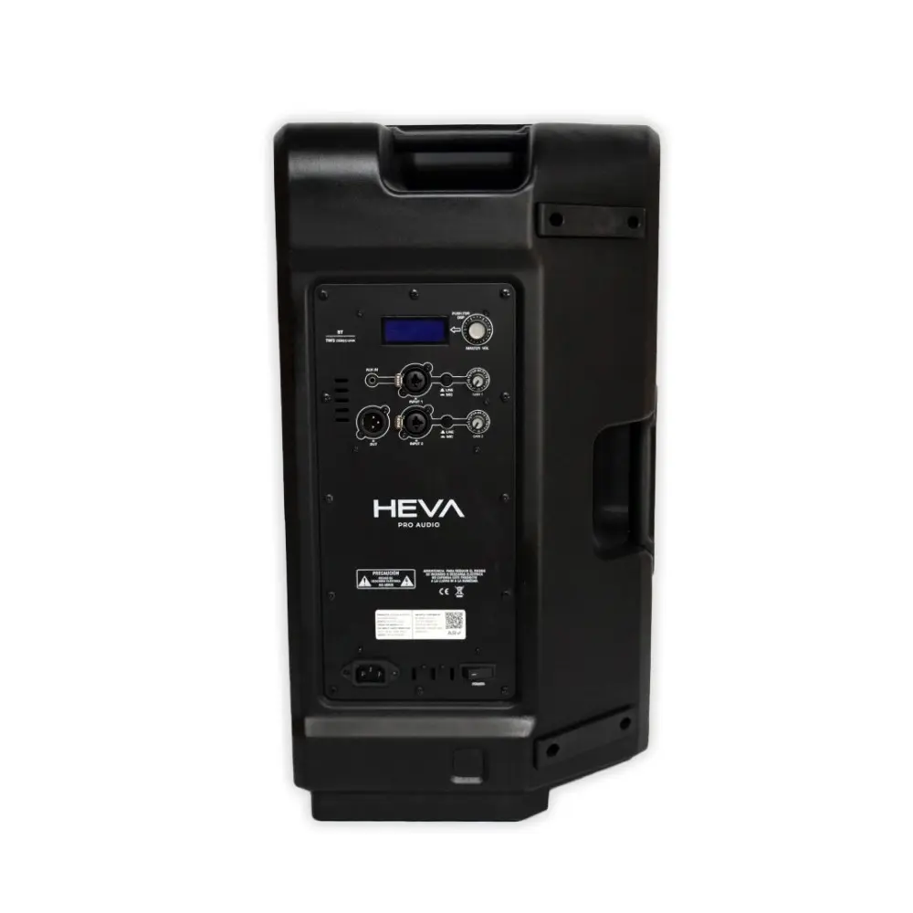 Bafle Activo 12" con Bluetooth 500W DSP LCD Heva Pro Audio D12