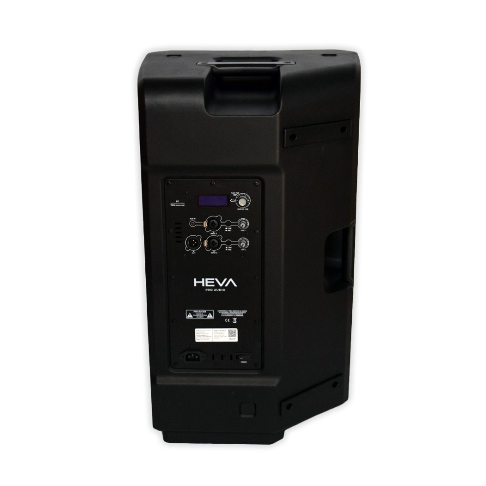 Bafle Activo 15" con Bluetooth 500W DSP LCD Heva Pro Audio D15