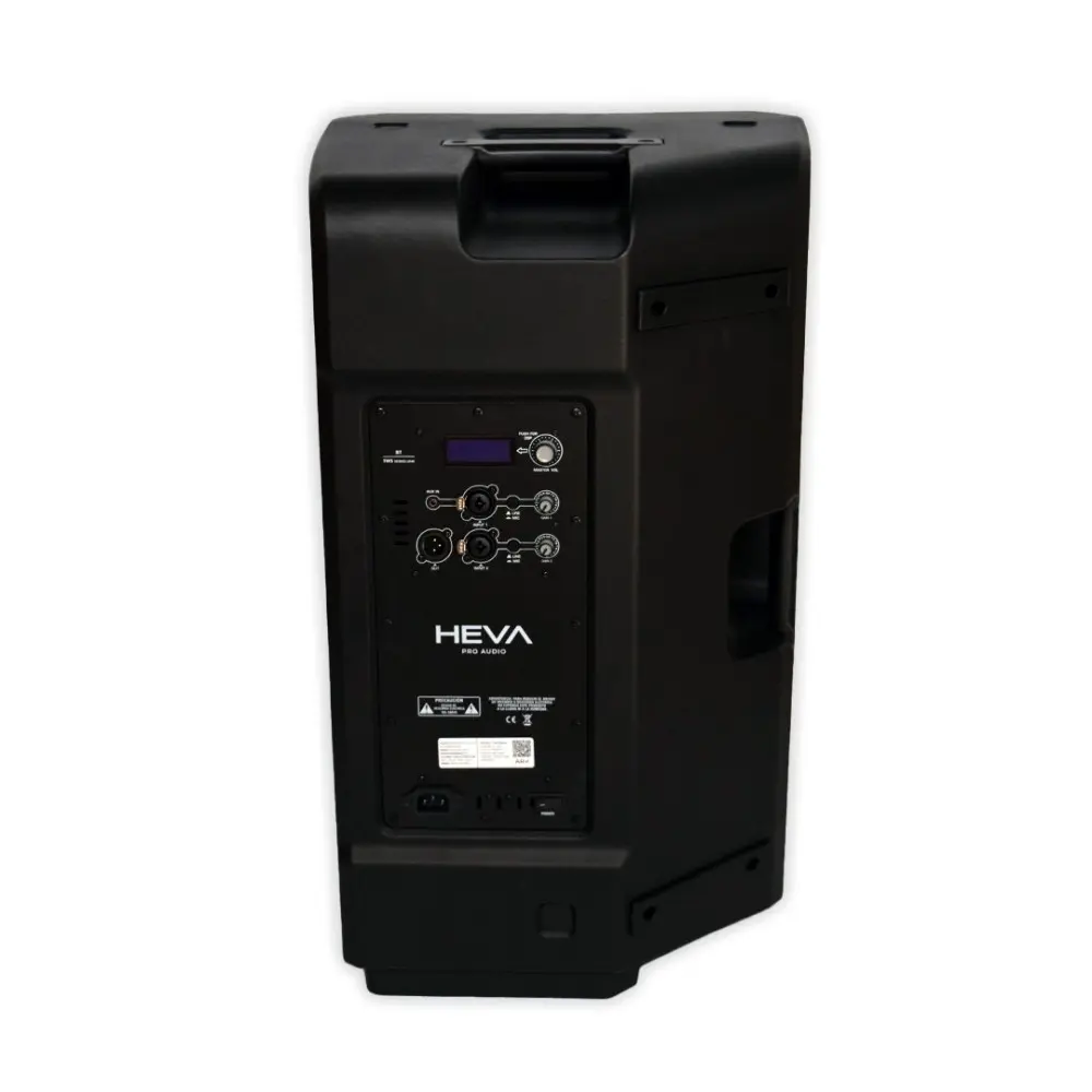 Bafle Activo 15" con Bluetooth 500W DSP LCD Heva Pro Audio D15