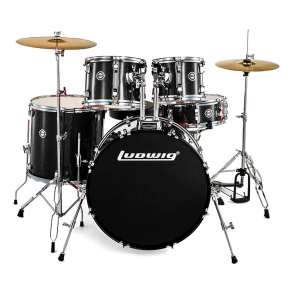 Bateria 5 Cuerpos Bombo 22 Fierros y Platillos Ludwig LC19511DIR