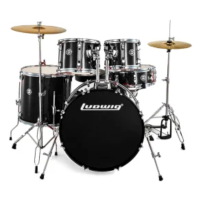 Bateria 5 Cuerpos Bombo 22 Fierros y Platillos Ludwig LC19511DIR