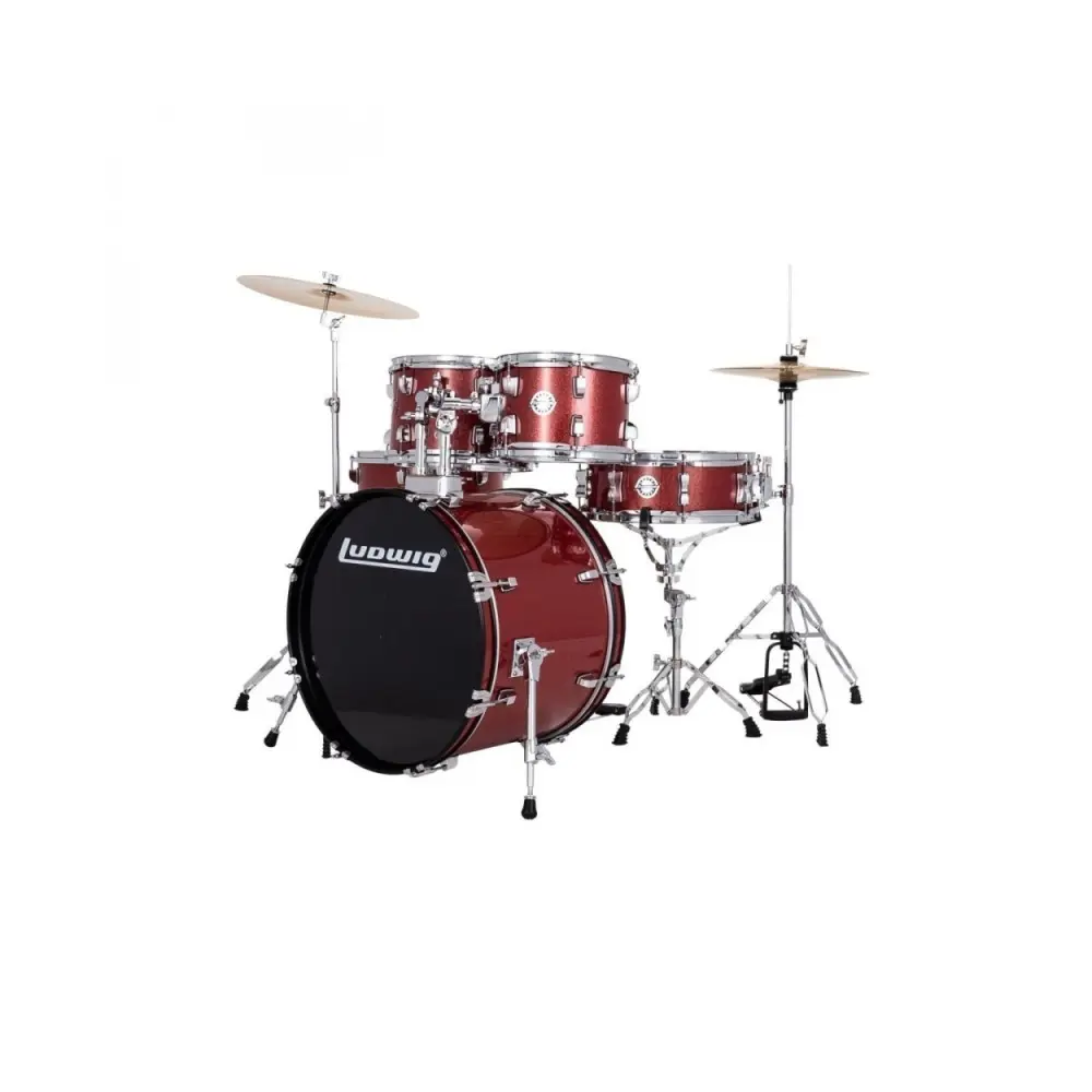 Bateria 5 Cuerpos Bombo 22 Fierros y Platillos Ludwig LC19514DIR