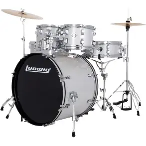 Bateria 5 Cuerpos Bombo 22 Fierros y Platillos Ludwig LC19515DIR