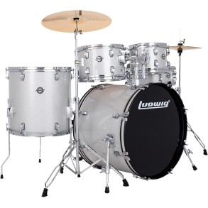 Bateria 5 Cuerpos Bombo 22 Fierros y Platillos Ludwig LC19515DIR