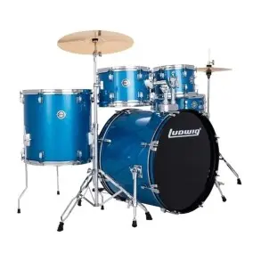 Bateria 5 Cuerpos Bombo 22 Fierros y Platillos Ludwig LC19519DIR