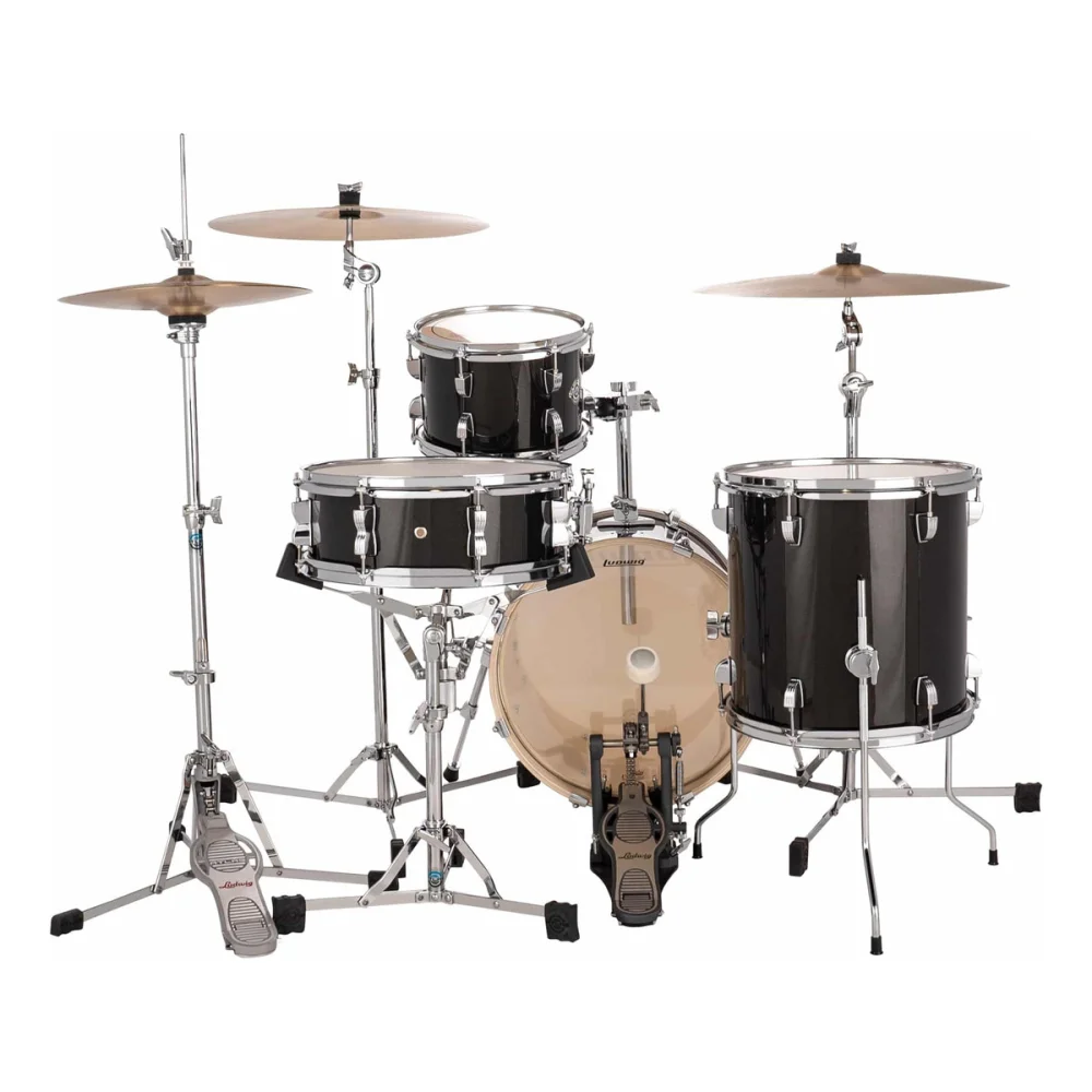 Bateria 4 Cuerpos Bombo 16 + Funda Ludwig LC2791DIR