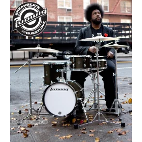 Bateria 4 Cuerpos Bombo 16 + Funda Ludwig LC2791DIR