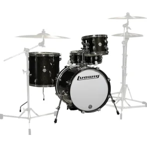 Bateria 4 Cuerpos Bombo 16 + Funda Ludwig LC2791DIR