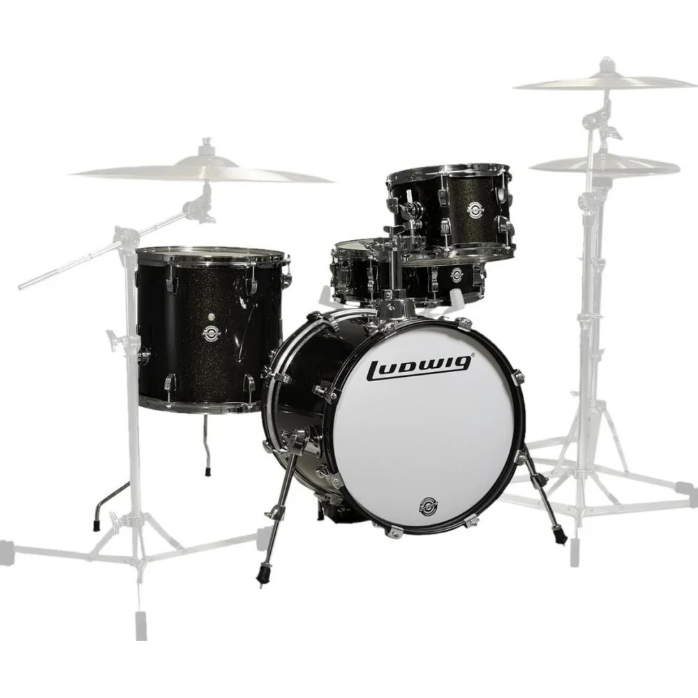 Bateria 4 Cuerpos Bombo 16 + Funda Ludwig LC2791DIR