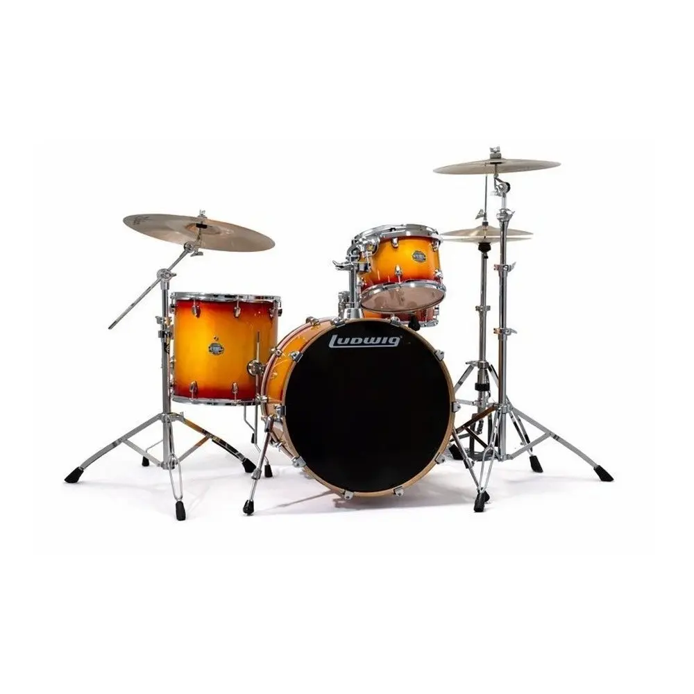 Bateria 4 Cuerpos Bombo 22 Ludwig LCB422EXSRDIR