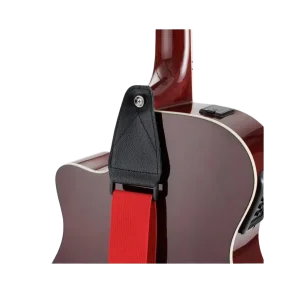 Correa de guitarra con extremos de cuero On Stage GSA10RD