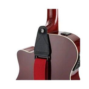 Correa de guitarra con extremos de cuero On Stage GSA10BU