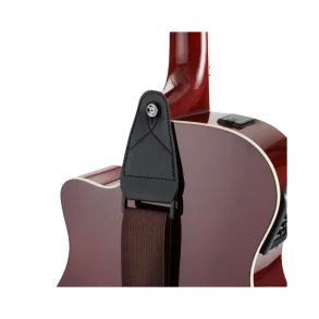 Correa de guitarra con extremos de cuero On Stage GSA10BR