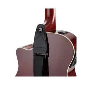 Correa de guitarra con extremos de cuero On Stage GSA10BK