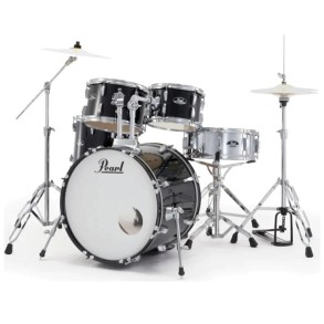 Bateria Roadshow 5 Cuerpos Bombo 22" 5 Fierros con Banqueta y Portapalillos Pearl RS525MSB/C 31