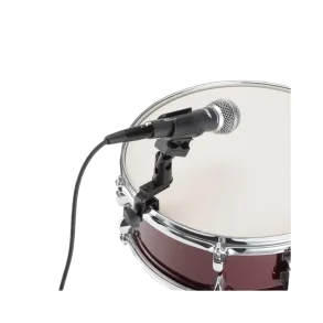 Soporte para micrófono con clamp para aro de batería On Stage DM01 Percusion