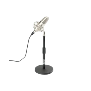 Soporte de micrófono para escritorio ajustable On Stage DS7200B con base redonda