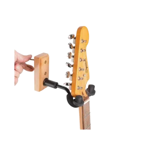 Soporte de Pared para Guitarra, Ukelele y bajo On Stage GS7730 base Madera