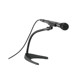 Soporte para micrófono de escritorio con cuello de ganso flexible On Stage DS6213 Base pesada