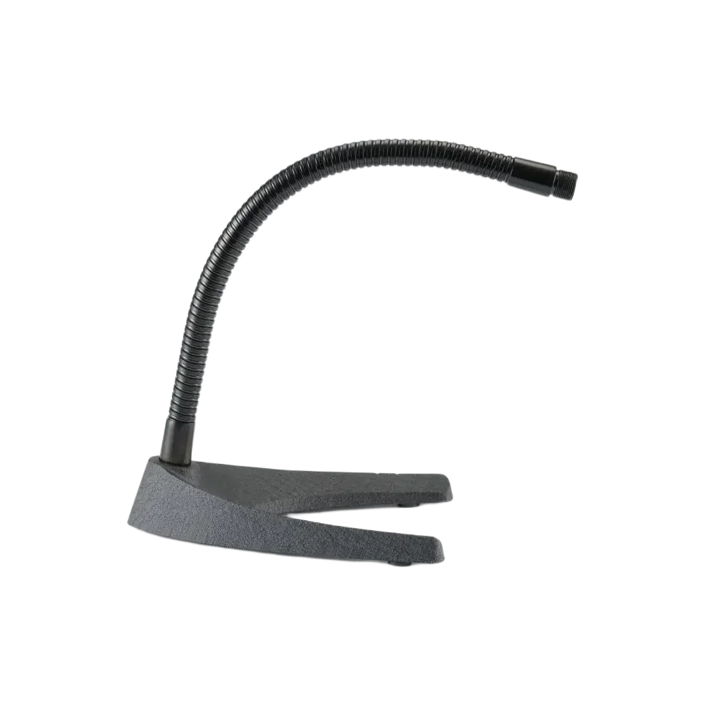 Soporte para micrófono de escritorio con cuello de ganso flexible On Stage DS6213 Base pesada