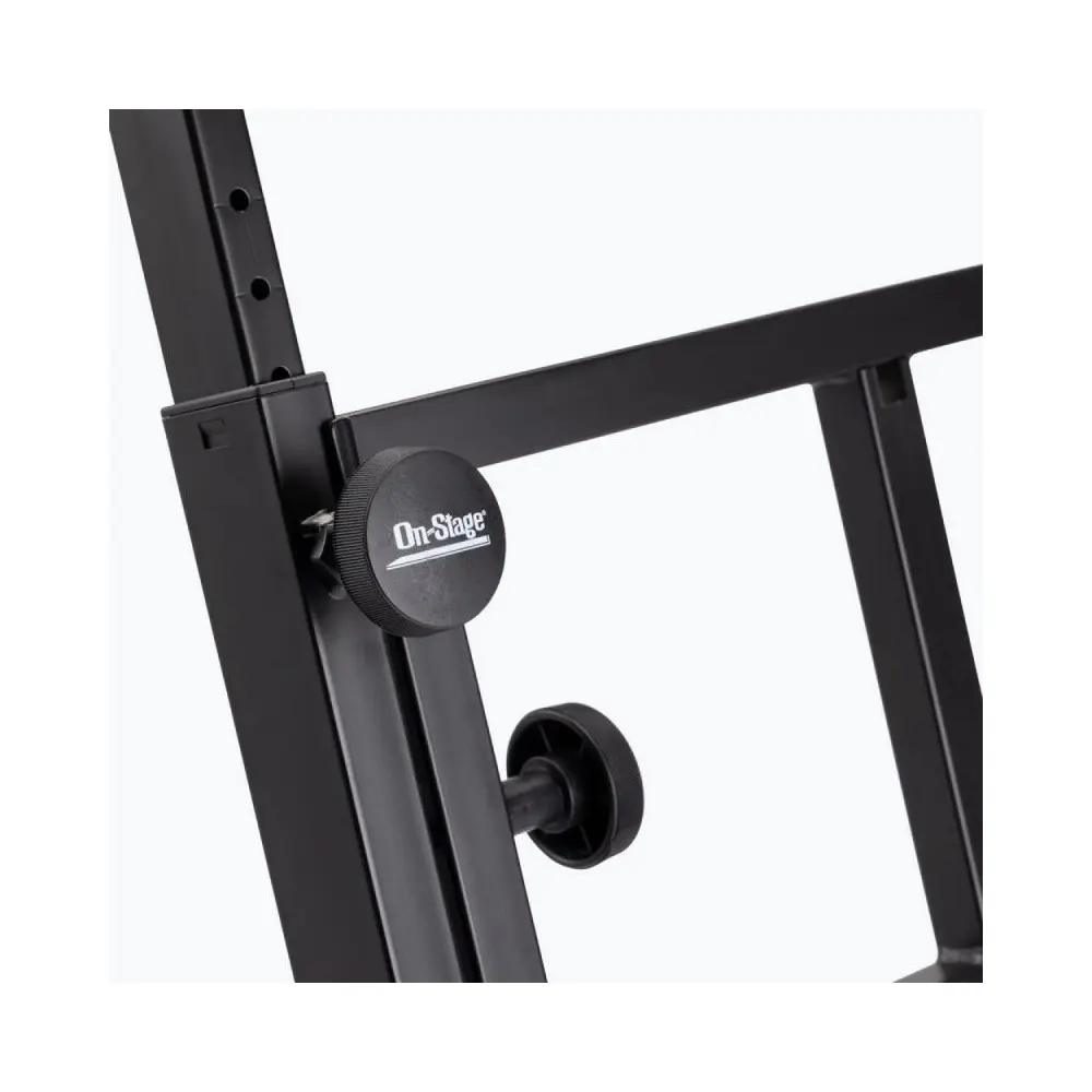 Soporte de teclado plegable en Z con segundo nivel On-Stage KS7365EJ