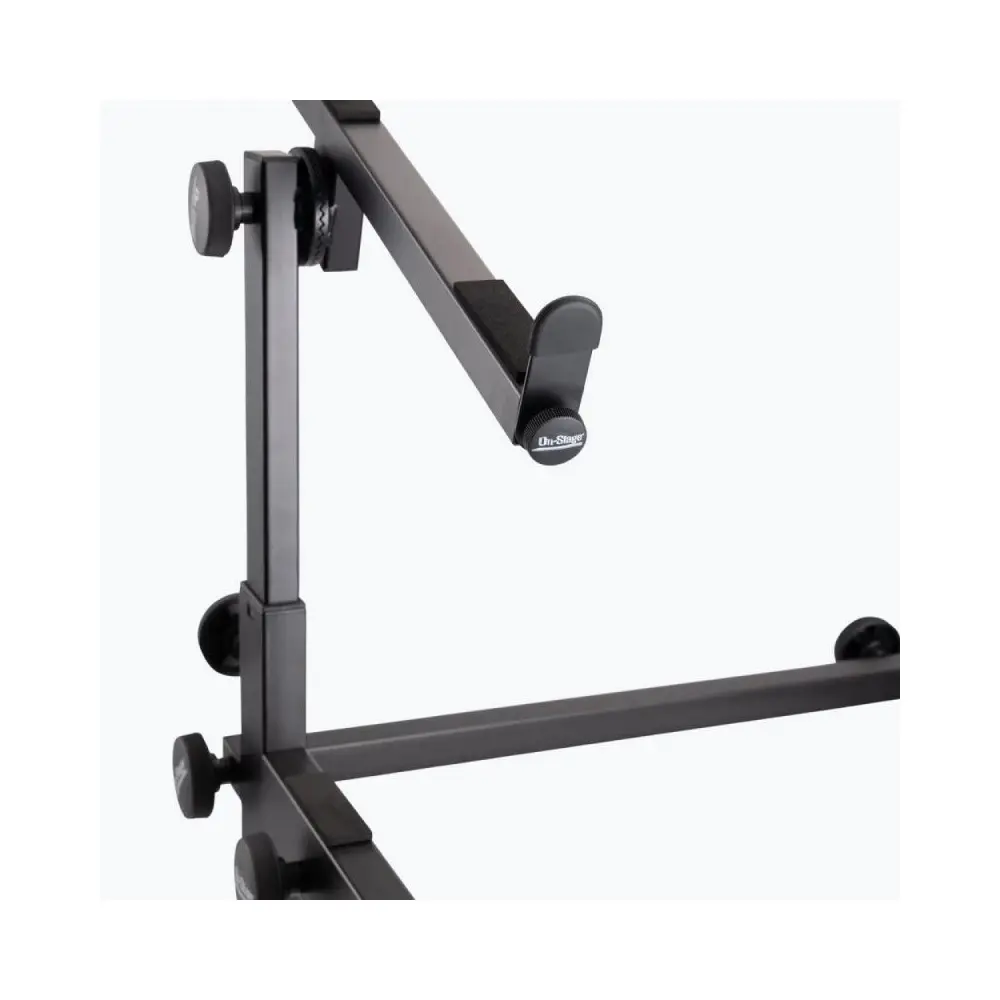 Soporte de teclado plegable en Z con segundo nivel On-Stage KS7365EJ