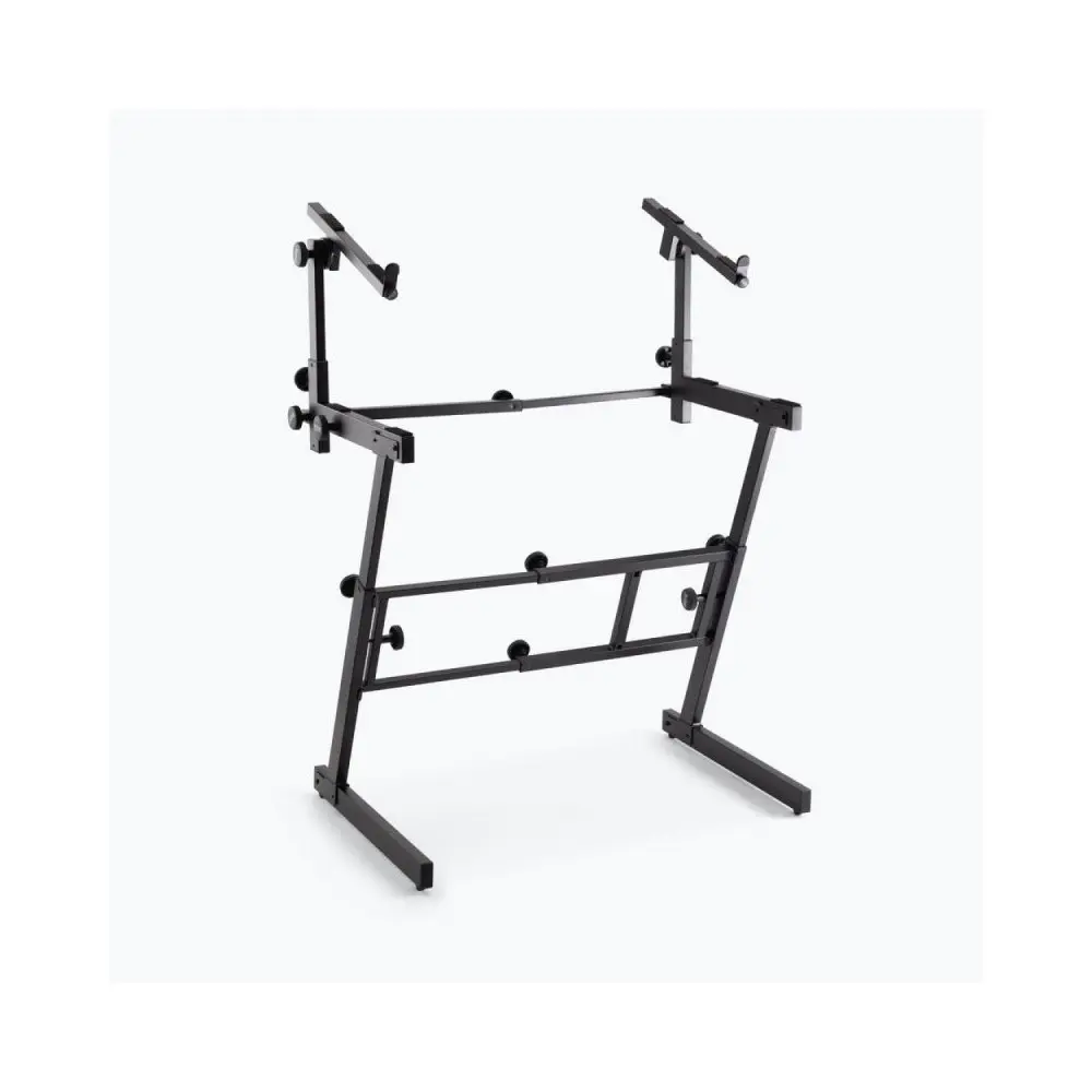 Soporte de teclado plegable en Z con segundo nivel On-Stage KS7365EJ