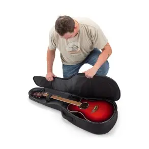 Funda para Guitarra Acustica Adventure On-Stage GBAADV4770BK