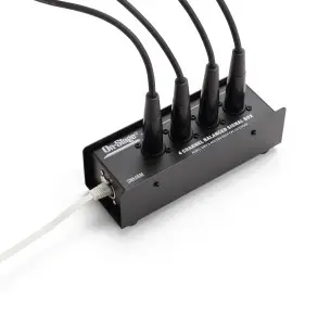 Caja de 4 Canales Ethernet Hembra On-Stage OSPRO-SNK4BM