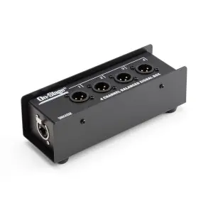 Caja de 4 Canales Ethernet Hembra On-Stage OSPRO-SNK4BM