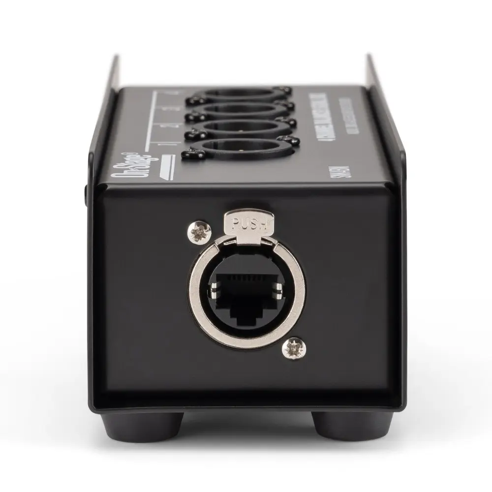 Caja de 4 Canales Ethernet Hembra On-Stage OSPRO-SNK4BM