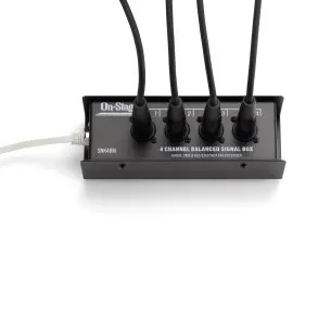 Caja de 4 Canales Ethernet Hembra On-Stage OSPRO-SNK4BM