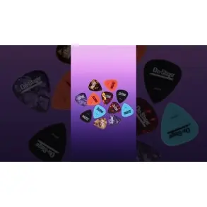 PACK Púas de guitarra finas y medianas On-Stage GP12LM (4) 0,50 mm, (4) 0,71 mm, (4) 0,88 mm